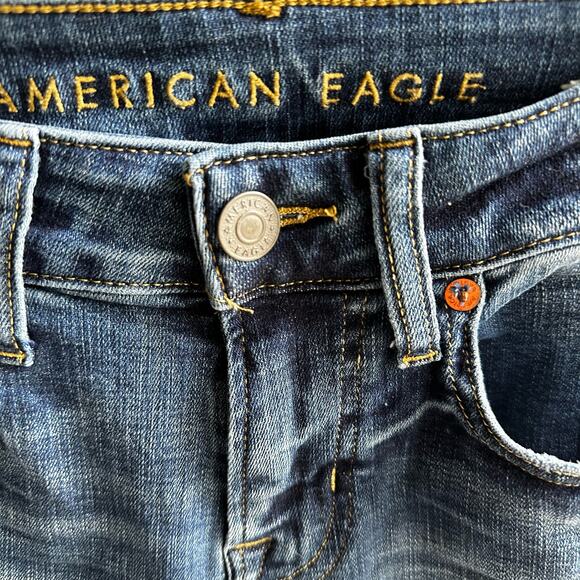 American Eagle Skinny Jeans Dark Wash - Picture 5 of 12